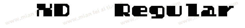 獅尾XD珍珠 Regular 常规TrueType) Ver字体转换